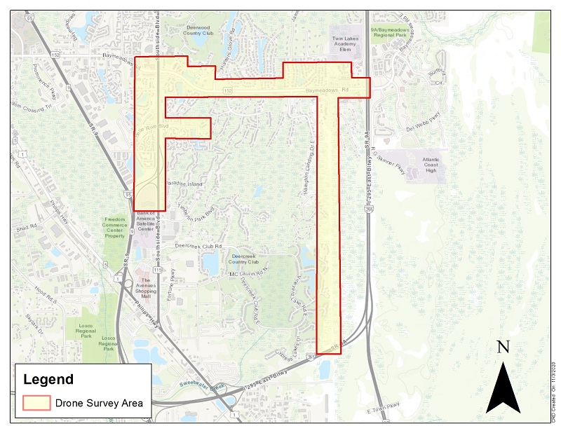 Drone - Baymeadows Map